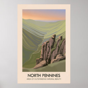 Affiche de voyage de North Pennines AONB