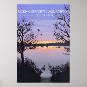Affiche de voyage de Rickmansworth Aquadrome