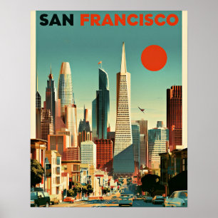Affiche de voyage de San Francisco