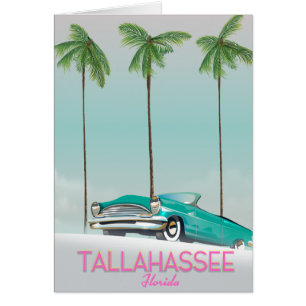 Affiche de voyage de Tallahassee en Floride