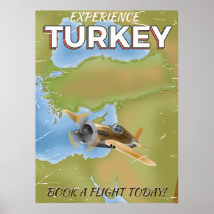 Affiche de voyage de Turquie