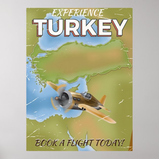 Affiche de voyage de Turquie (Devant)
