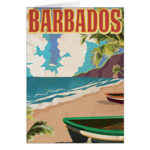 Affiche de voyage des Barbade