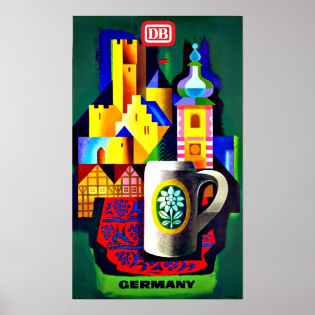 Affiche de voyage des chemins de fer fédéraux alle (Devant)