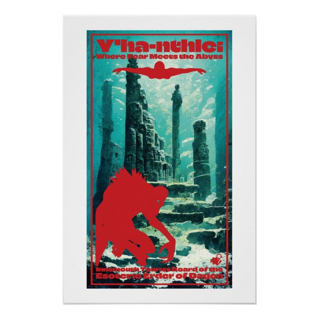 Affiche de voyage d'Innsmouth (Devant)