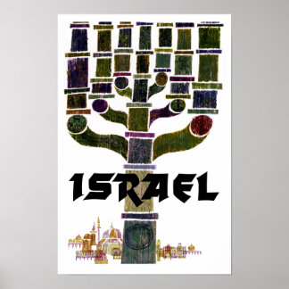 Affiche de voyage d'Israël