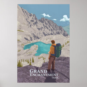 Affiche de voyage du Grand Enchantment Trail