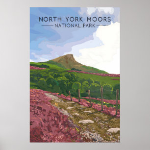 Affiche de voyage du parc national des North York