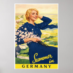 Affiche de voyage en Allemagne