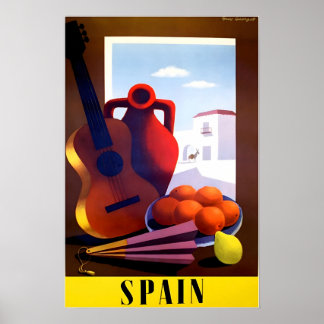 Affiche de voyage en Espagne Art espagnol Impressi