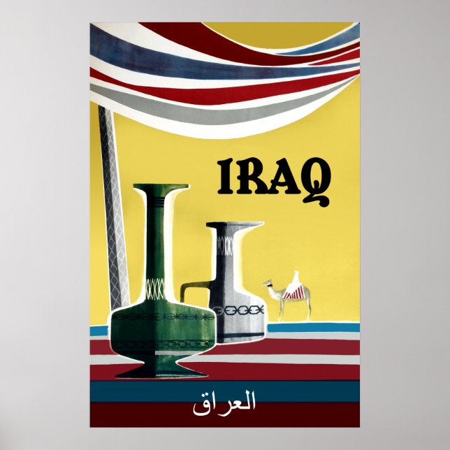 Affiche de voyage en Irak (Devant)