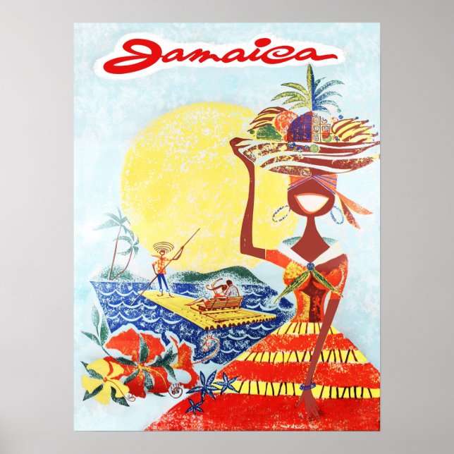 Affiche de voyage en Jamaïque (Devant)