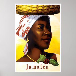 Affiche de voyage en Jamaïque Art jamaïcain vintag
