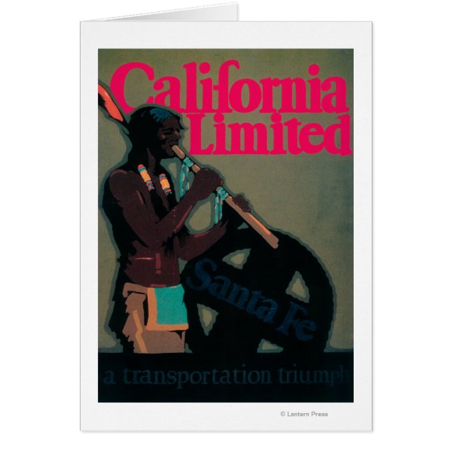 Affiche de voyage en train California Limited (Devant)