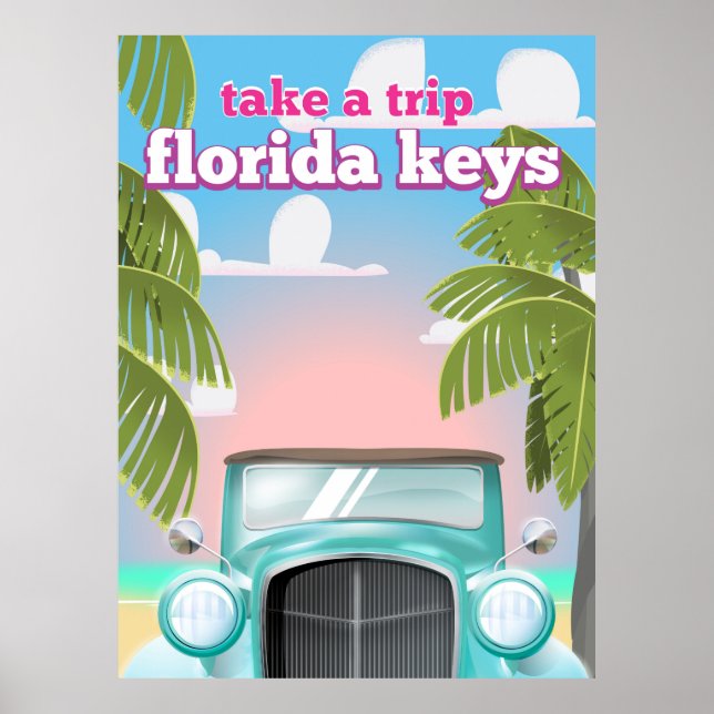 Affiche de voyage Florida Keys (Devant)