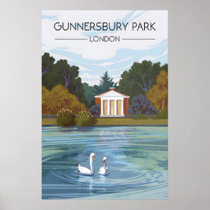 Affiche de voyage Gunnersbury Park Londres