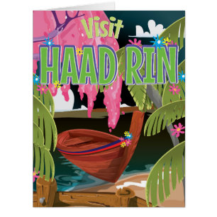 Affiche de voyage Haad Rin Thaïlande