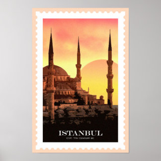Affiche de voyage Istanbul