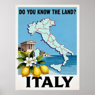 Affiche de voyage Italie
