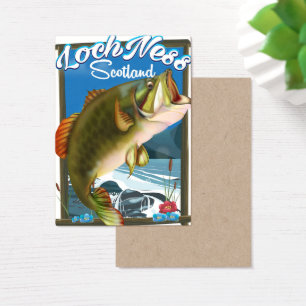 Affiche de voyage Loch Ness Écosse Pêche