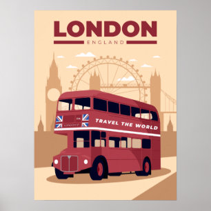 Affiche de voyage LONDON