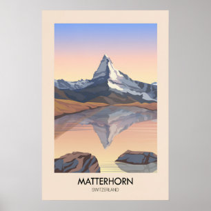 Affiche de voyage Matterhorn Suisse