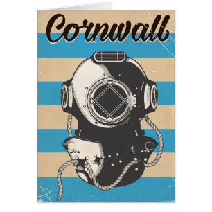 Affiche de voyage nautique en Cornouailles