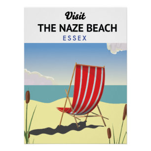 Affiche de voyage Naze Beach Essex