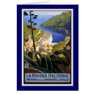Affiche de voyage Riviera italienne