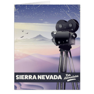 Affiche de voyage Sierra Nevada