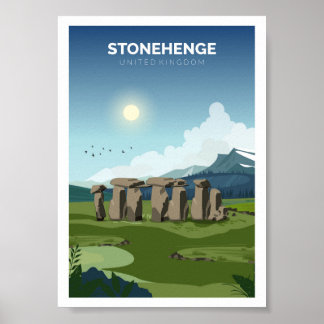 Affiche de voyage Stonehenge
