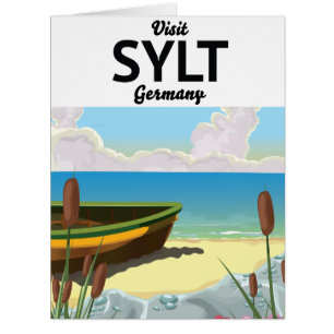 Affiche de voyage Sylt Allemagne