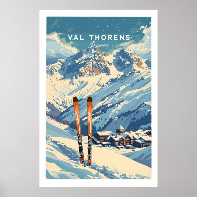 Affiche de voyage Val Thorens 1 (Devant)