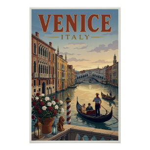 Affiche de voyage Venise Italie