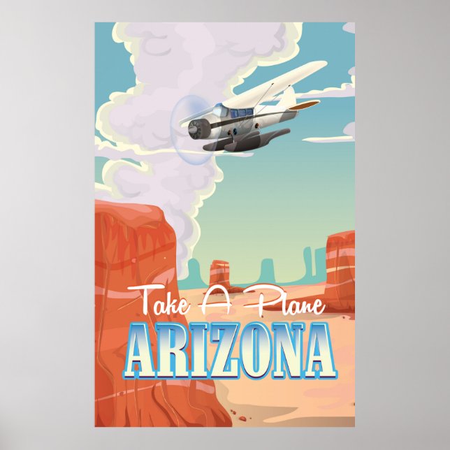 Affiche de voyage vintage Arizona (Devant)