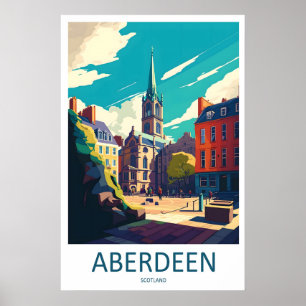 Affiche de voyage vintage d'Aberdeen Parc national