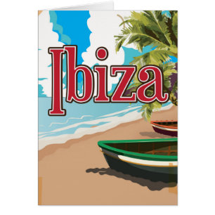 Affiche de voyage vintage Ibiza