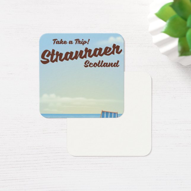 Affiche de voyage vintage Stranraer Scotland (Bureau)