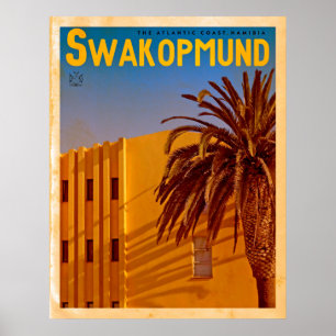 Affiche de voyage vintage Swakopmund