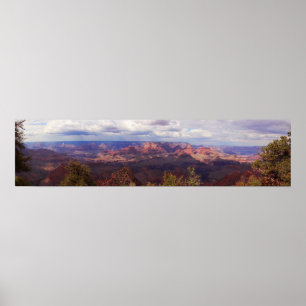Affiche de vue panoramique de canyon grand