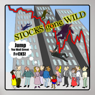 Affiche de Wall Street folle par stocks