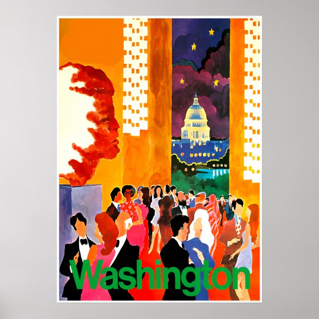 Affiche de Washington DC (Devant)