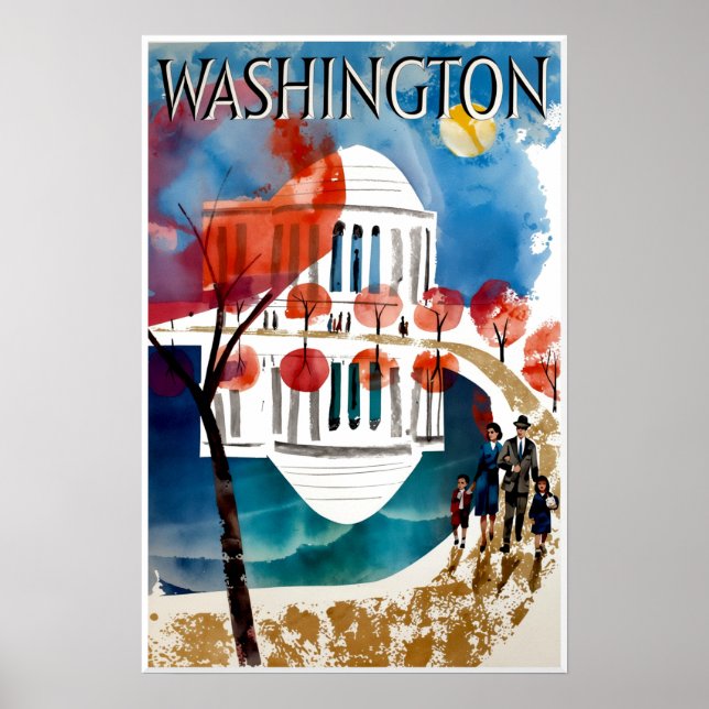 Affiche de Washington DC (Devant)