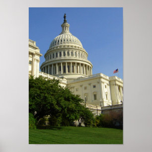 Affiche de Washington DC de capitol des USA