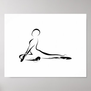 Affiche de yoga