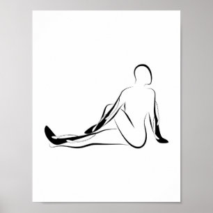 Affiche de yoga