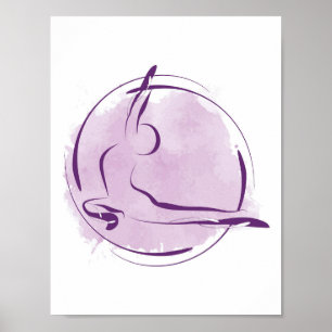 Affiche de yoga