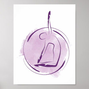 Affiche de yoga