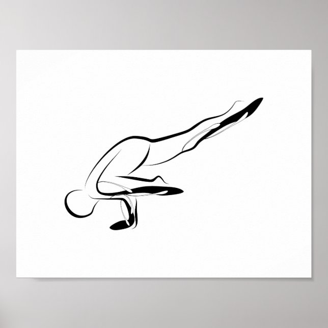 Affiche de yoga (Devant)