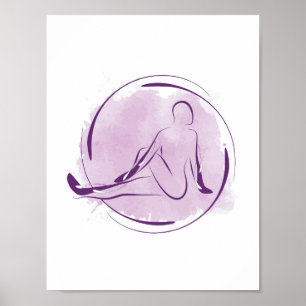 Affiche de yoga
